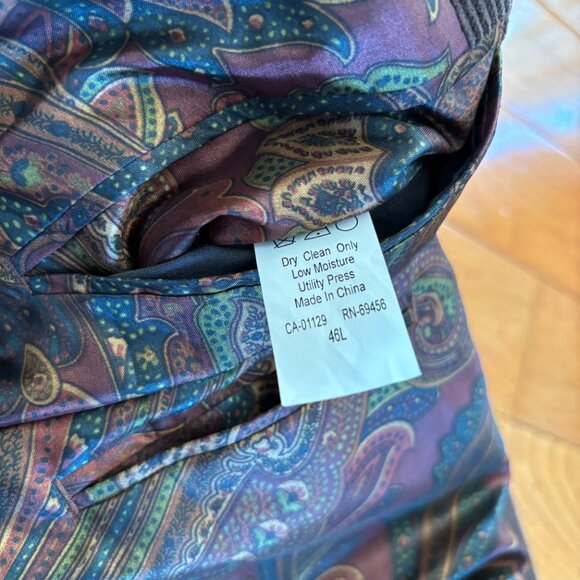 Lauren Ralph Lauren Blazer Mens 46L Dark Brown Corduroy‎ Jacket Sports Coat - Picture 7 of 9